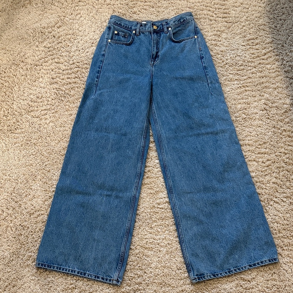 Pilcro Wide Leg Jeans Size 28